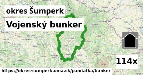 Vojenský bunker, okres Šumperk