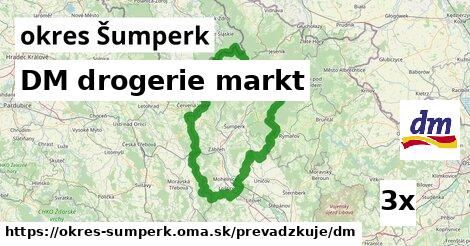 DM drogerie markt, okres Šumperk