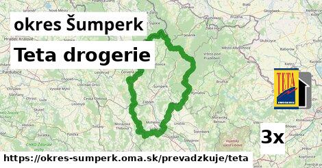 Teta drogerie, okres Šumperk