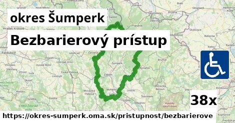 Bezbarierový prístup, okres Šumperk