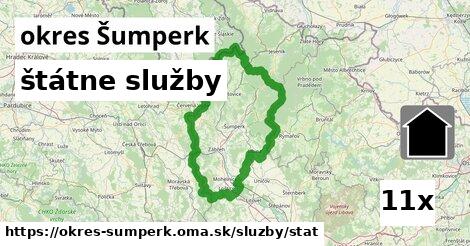 štátne služby, okres Šumperk