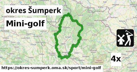 Mini-golf, okres Šumperk