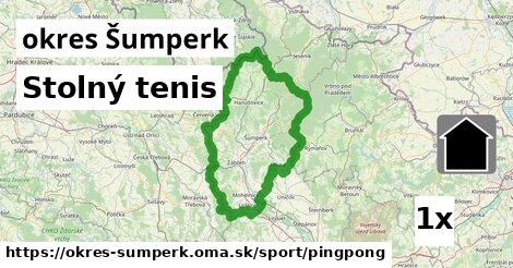 Stolný tenis, okres Šumperk