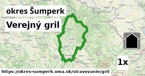 verejný gril v okres Šumperk