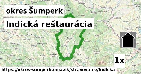 Indická reštaurácia, okres Šumperk