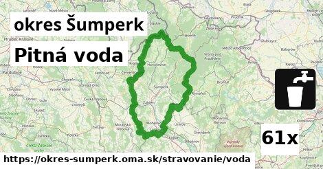 Pitná voda, okres Šumperk