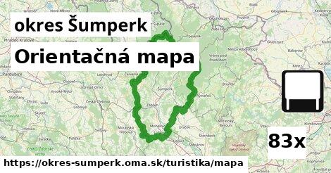 Orientačná mapa, okres Šumperk