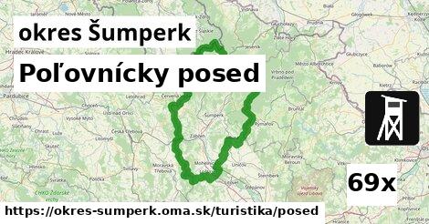 Poľovnícky posed, okres Šumperk