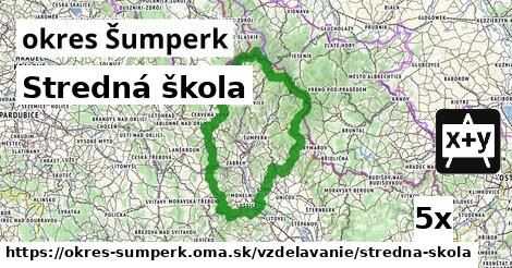 Stredná škola, okres Šumperk