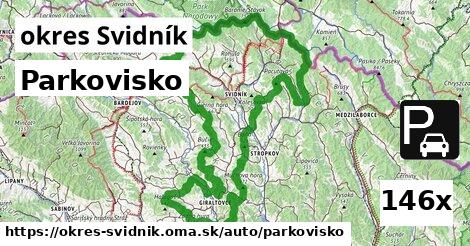 Parkovisko, okres Svidník