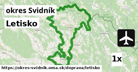 Letisko, okres Svidník