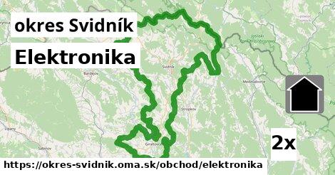 Elektronika, okres Svidník