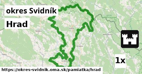 Hrad, okres Svidník