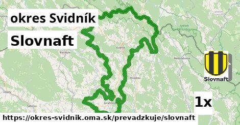 Slovnaft, okres Svidník