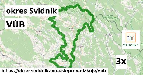 VÚB, okres Svidník