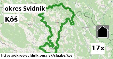 Kôš, okres Svidník