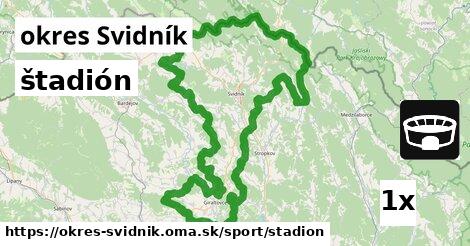 štadión, okres Svidník