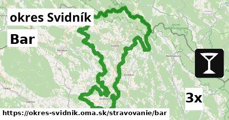 Bar, okres Svidník