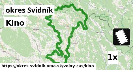 Kino, okres Svidník