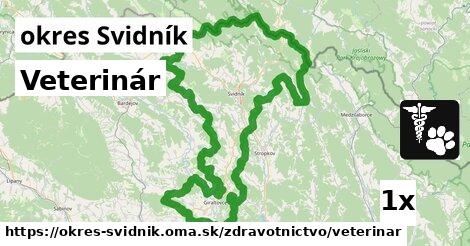 Veterinár, okres Svidník