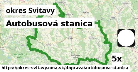 Autobusová stanica, okres Svitavy