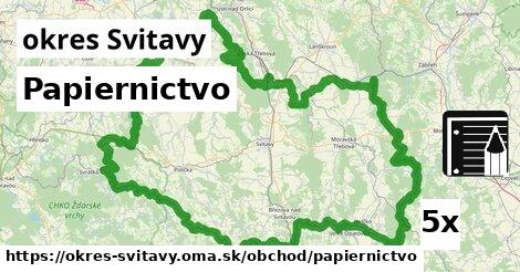 Papiernictvo, okres Svitavy