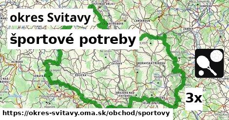 športové potreby, okres Svitavy