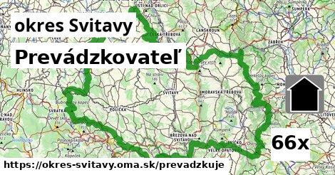 prevádzkovateľ v okres Svitavy