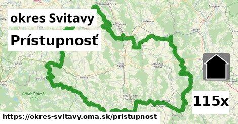 prístupnosť v okres Svitavy