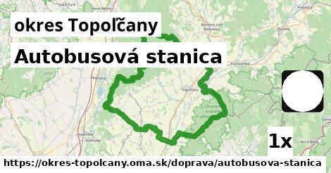 Autobusová stanica, okres Topoľčany