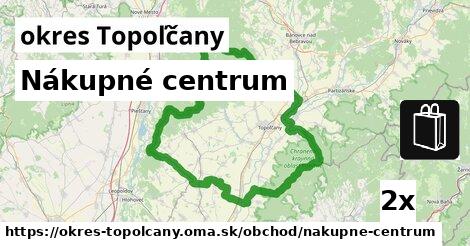 Nákupné centrum, okres Topoľčany