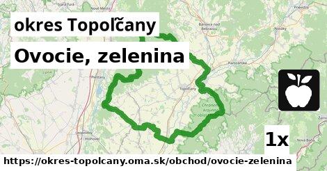 Ovocie, zelenina, okres Topoľčany