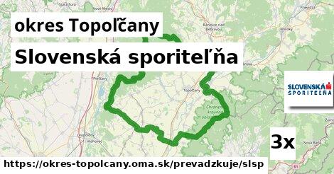 Slovenská sporiteľňa, okres Topoľčany