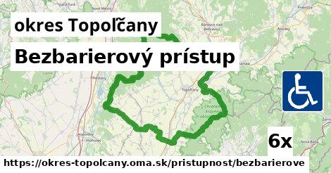 Bezbarierový prístup, okres Topoľčany