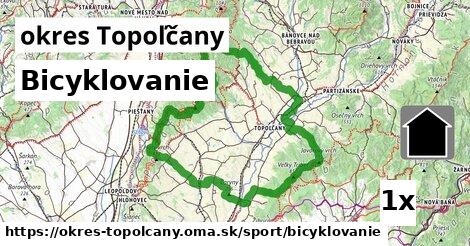 Bicyklovanie, okres Topoľčany