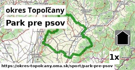 Park pre psov, okres Topoľčany