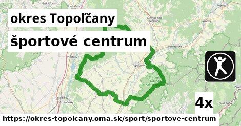 športové centrum, okres Topoľčany