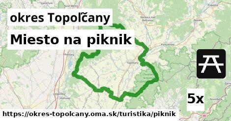 Miesto na piknik, okres Topoľčany