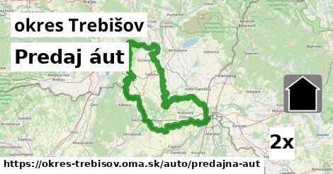 Predaj áut, okres Trebišov