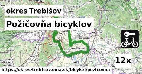 Požičovňa bicyklov, okres Trebišov