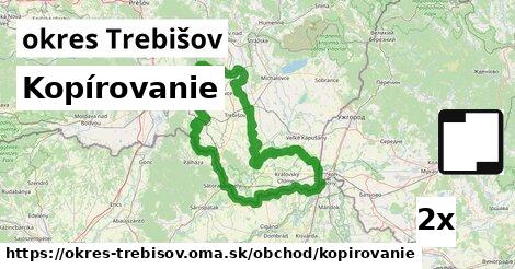 Kopírovanie, okres Trebišov