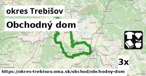 Obchodný dom, okres Trebišov