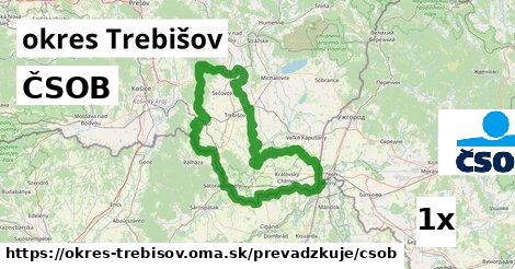 ČSOB, okres Trebišov