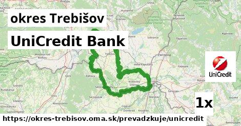 UniCredit Bank, okres Trebišov
