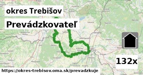 prevádzkovateľ v okres Trebišov