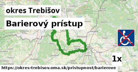 Barierový prístup, okres Trebišov