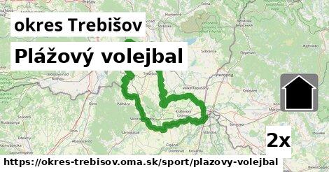 Plážový volejbal, okres Trebišov