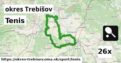 Tenis, okres Trebišov