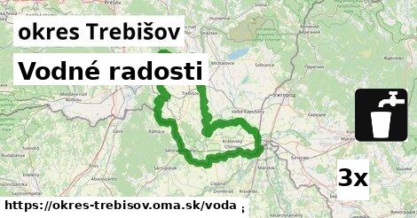 vodné radosti v okres Trebišov