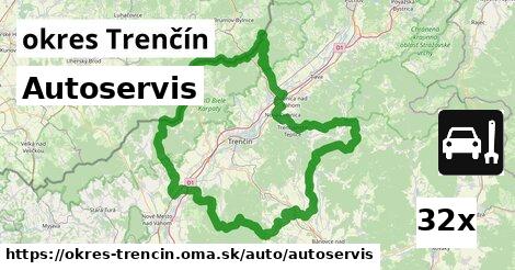 Autoservis, okres Trenčín